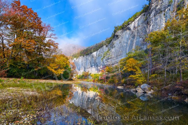02.2 Sunrise At Roark Bluff Early November - Professional Arkansas Ozark Gallery No 1 photography by Paul Caldwell